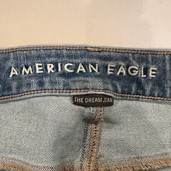 American Eagle Outfitters Distressed Blue Boyfriend Jeans - Picture 2 of 10